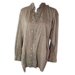 Ivy Crew Classics Men's Button Down Long Sleeve 100% Cotton Large Shirt